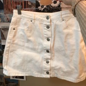 White skirt from forever 21